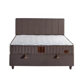 KAMILLA boxspring ágy - 180 x 200 cm - barna