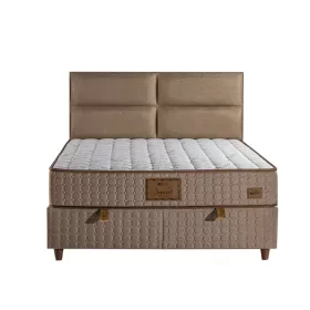 SUNRISE New boxspring ágy (180 x 200 cm) - kávé