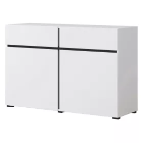 Cross 9WMY45 komód - 2 ajtós, 2 fiókos (Fehér/fekete)
