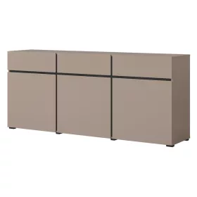 Cross CWMY43 komód - 3 ajtós, 3 fiókos (Congo fekete)