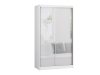 LONDON LUX Gardróbszekrény 120 cm, fehér