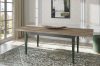 Evora - Bővíthető asztal 160/200/240 cm (zöld/tölgy)