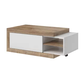   Sintra dohányzóasztal - fehér/fehér fényes/samdal tölgy