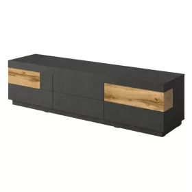   Silke 1NGY40 TV állvány - 206 - 6 fiókos (Szürke/Wotan tölgy)