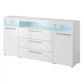 India 97DE25 komód - 182 - 2ajtós, 3 fiókos (Fehér)