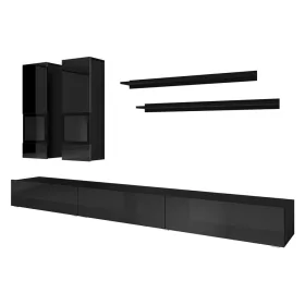 Athens W1LG10 nappali szett - (Matt fekete/fényes fekete)