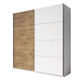   Galaxy 93EA19 gardróbszekrény - tolóajtós (Fehér/beaufort tölgy)