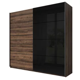   Galaxy ZBEA69 gardróbszekrény - tolóajtós (kolostor tölgy/fényes fekete)