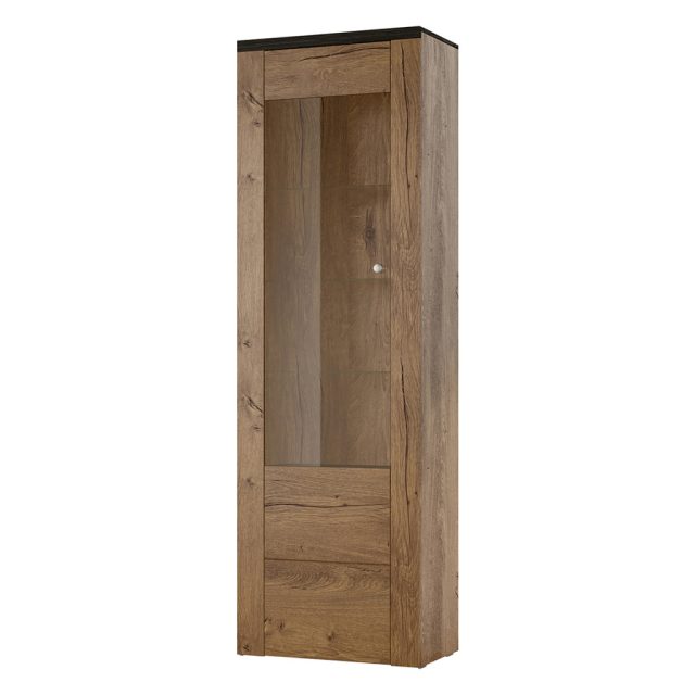 Larona L6DZ05 vitrines szekrény - (Lefkas tölgy)