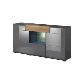 TOLEDO - Vitrines komód (antracit/grandson tölgy)