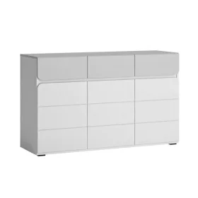 Maxi FLXK01 3D3S komód - fehér/szürke