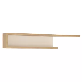   Bylot Bright LYOP02 140 polc - világos tölgy/fényes fehér