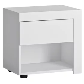   Bylot White LYOK03R 1S éjjeliszekrény - alpesi fehér/fényes fehér