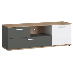   Trentin TWEF01 1D2S tv állvány - fehér/tölgy/grafit szürke