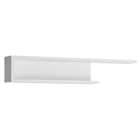 Bylot White LYOP02 polc - fényes fehér - 140 cm