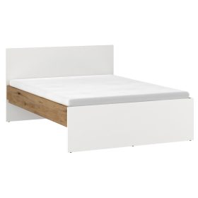 Nicko RIKZ02 ágy - tölgy/fehér - 120 x 200 cm