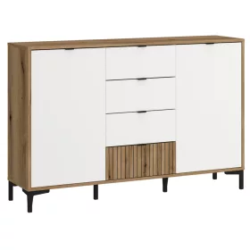 Nicko RIKK05 2D4S komód - tölgy/fehér