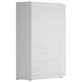 Maxi FLXS03 2D gardróbszekrény - fehér/szürke