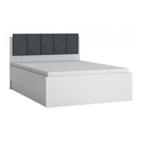   Bylot white LYOZ02 franciaágy - alpesi fehér/fényes fehér - 140 x 200 cm