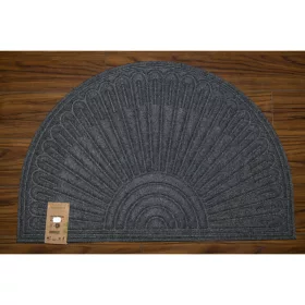   Eco Trend lábtörlő Contours Halfmoon Starburst Szürke - 60 x 90 cm