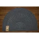 Eco Trend lábtörlő Contours Halfmoon Starburst Szürke - 60 x 90 cm