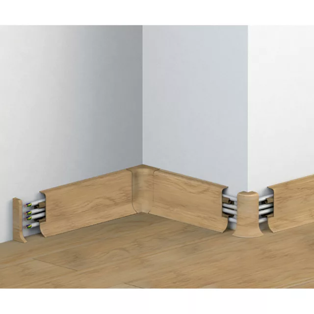 PVC padlószegély 50 mm-es 10556 - 8726 Calvados tölgy - 2,5m