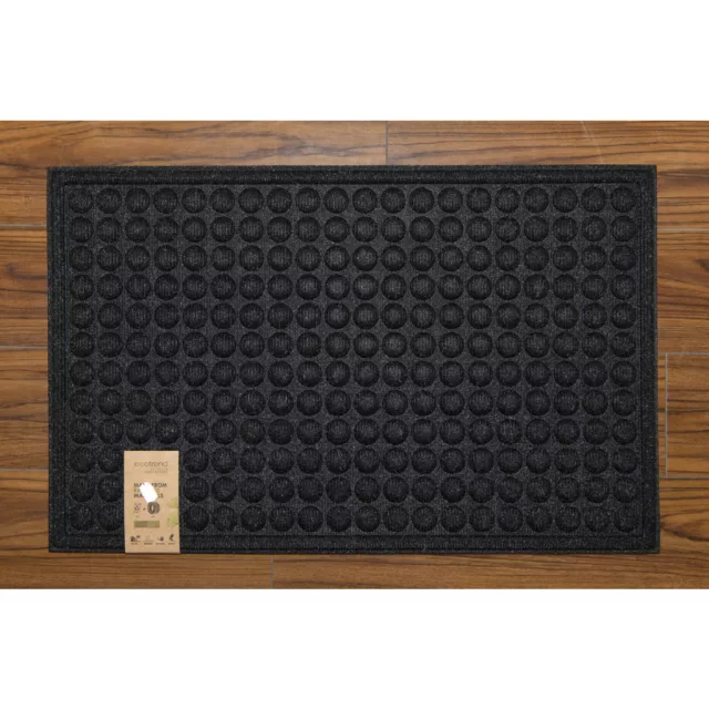 Eco Trend lábtörlő Contours Rounds fekete - 50 x 80 cm