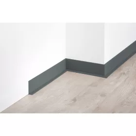 PVC padlószegély 45x15 mm-es, lágy ECO - szürke