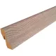 MDF padlószegély 40 mm-es D profil - 296 fakó tölgy - 2,6m