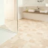 tekercses vinyl padló, PVC -  világosbarna csempe mintás Atlux 535 2 m