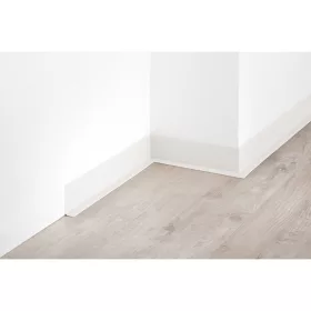 PVC padlószegély 45x15 mm-es, lágy ECO - fehér