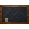 Eco Trend lábtörlő Contours Parquet fekete - 80 x 120 cm