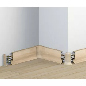 PVC padlószegély 50 mm-es 10556 - 1595 Fehér juhar - 2,5m