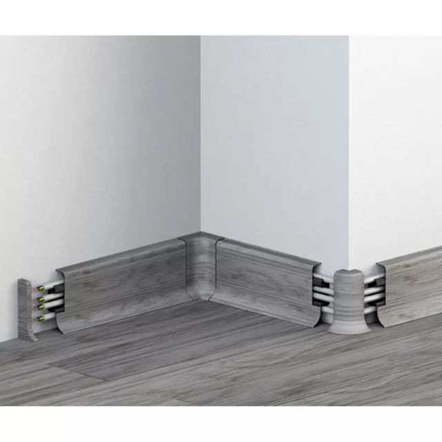 PVC padlószegély 50 mm-es 10556 - 4545 Olasz tölgy - 2,5m