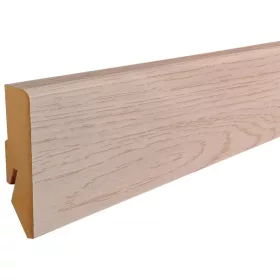   MDF padlószegély 60 mm-es M61 profil - 060 gyöngyház tölgy - 2,6m