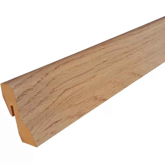 MDF padlószegély 40 mm-es D profil - 053 natúr tölgy - 2,6m