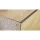 Aluminium 5 mm-es lépcsőélvédő, szögprofil - 42507 - pezsgő - 2,5m - csavaros