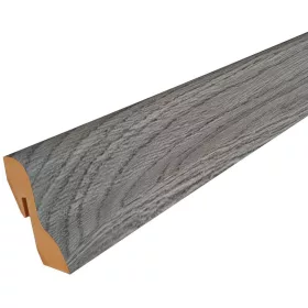   MDF padlószegély 40 mm-es D profil - 622 ezüstös tölgy - 2,6m