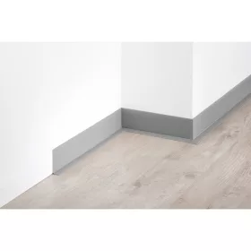 PVC padlószegély 45x15 mm-es, lágy ECO - világosszürke
