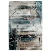 Rustic szőnyeg 12797 U01 barna,kék 80x150 cm