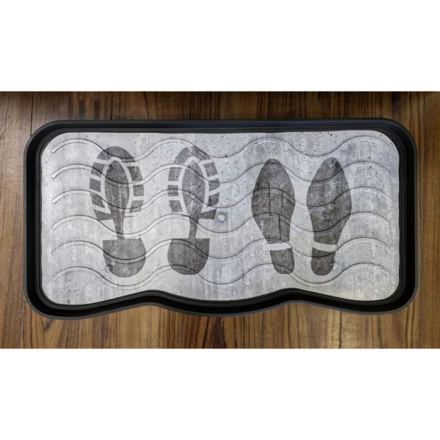 Eco Trend Boot Tray cipőtartó tálca Footprints - 38 x75 cm