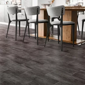   tekercses vinyl padló, PVC -  szürke kő mintás Bern 975D 4 m