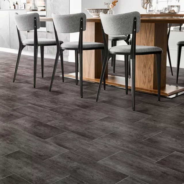 tekercses vinyl padló, PVC -  szürke kő mintás Bern 975D 4 m