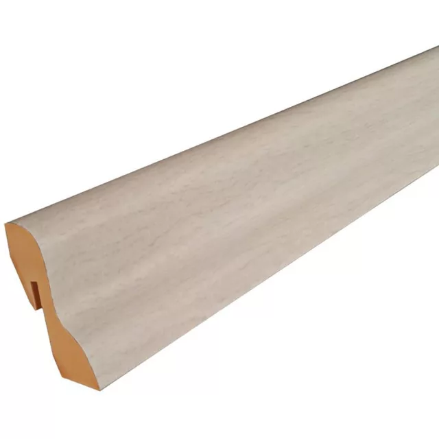 MDF padlószegély 40 mm-es D profil - 518 deres tölgy - 2,6m