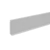 PVC padlószegély 62 mm-es 25560, habosított - világosszürke - 2,5m