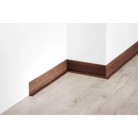   PVC padlószegély 50x15mm-es, lágy - dió - 5m - öntapadós