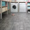 tekercses vinyl padló, PVC -  szürke kő mintás Linz 295 Gal 3 m