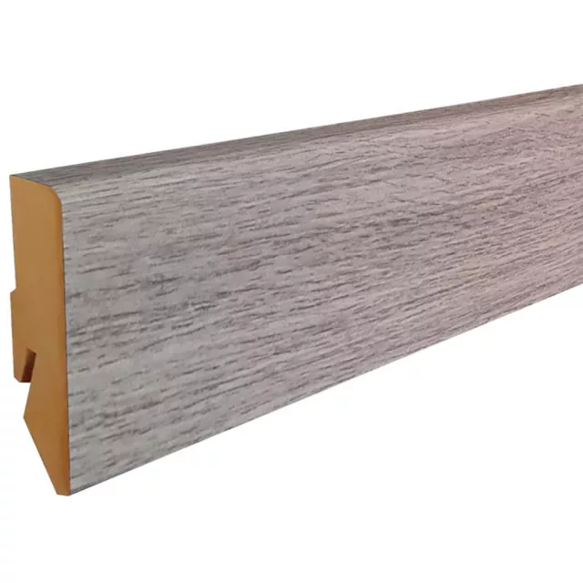 MDF padlószegély 60 mm-es M61 profil - 087 szürke tölgy - 2,6m