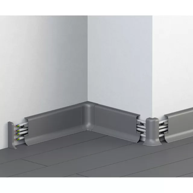 PVC padlószegély 50 mm-es 10556 - 0107 Szürke - 2,5m