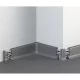 PVC padlószegély 50 mm-es 10556 - 0107 Szürke - 2,5m